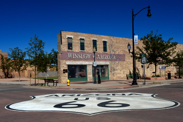 Photograph of Standing on a Corner - Route 66