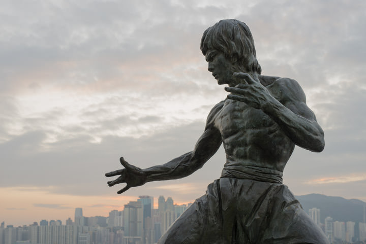 Photograph of Statue of Bruce Lee 2