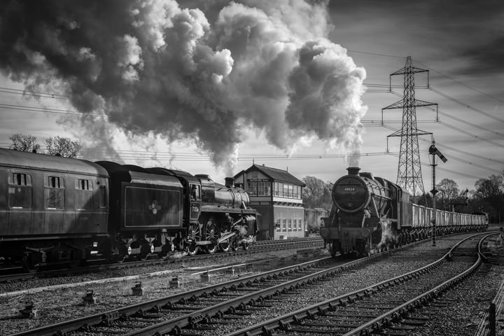 Photograph of Steam Trains