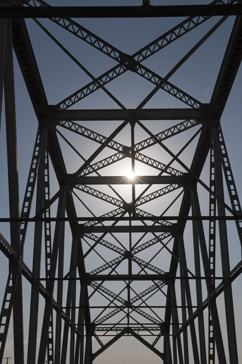 Photograph of Steel Truss Bridge - Route 66