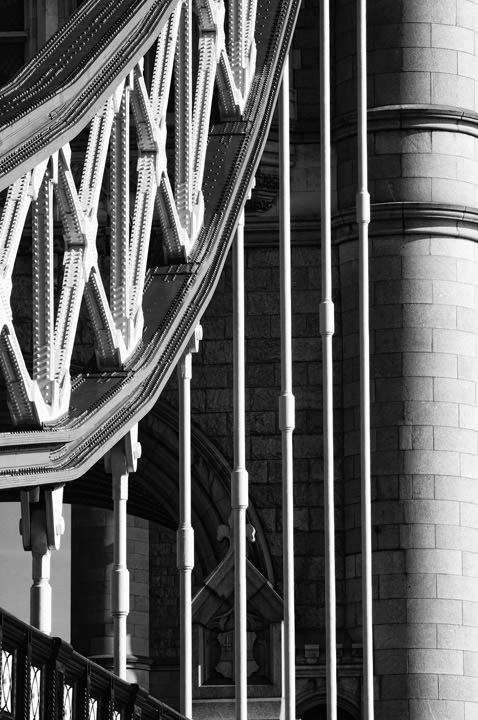 Photograph of Tower Bridge - Detail