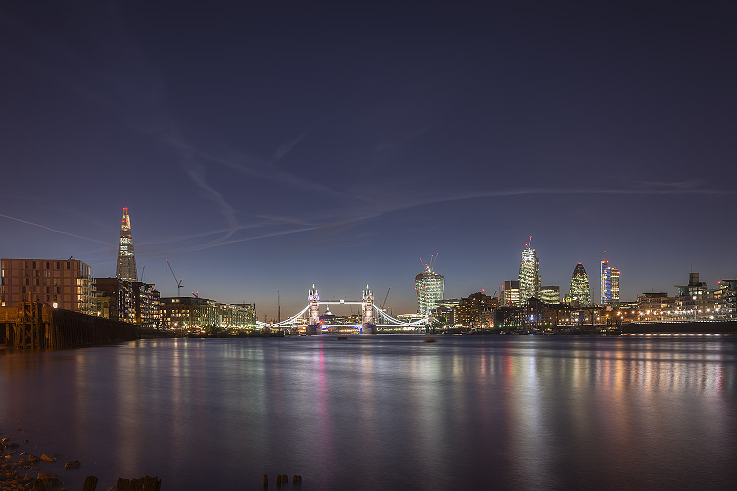 Photograph of Tower Bridge and City Skyline 17