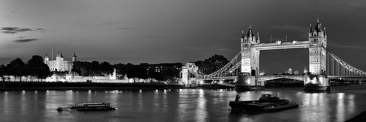 Tower Bridge and the Tower of London 