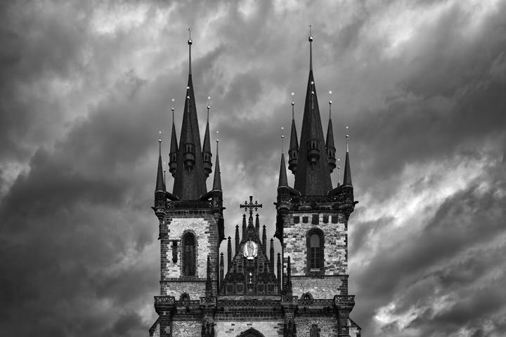 Photograph of Tyn Church Prague 3