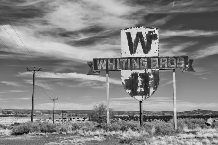 Photograph of Whiting Brothers Sign 1