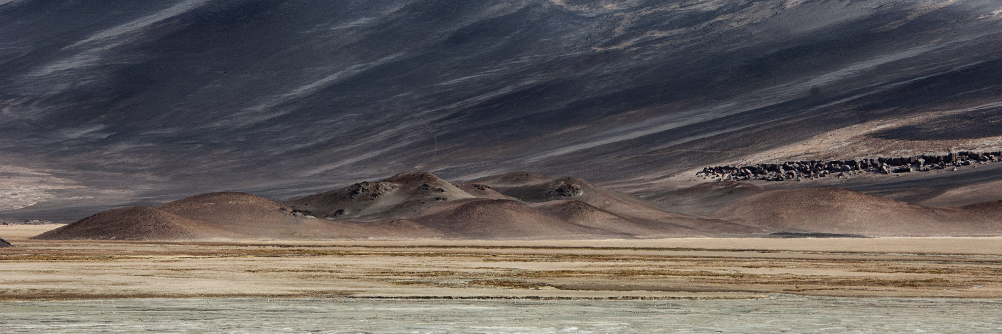 Panoramic image of Atacama Desert in Chile