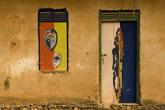 Shutter art in Kloto in Togo