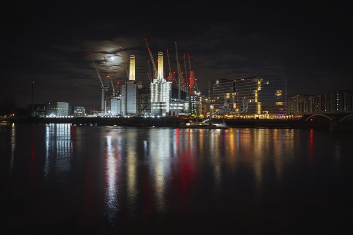 Battersea Power Station Moon 2019