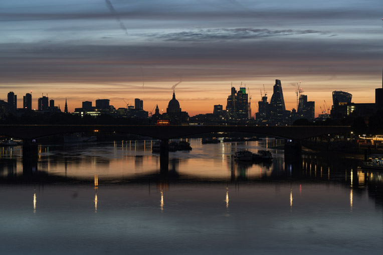 London Sunrise 5:58 am