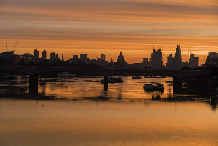 London Sunrise 6:30 am