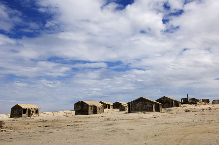 ghost town at Elizabeth Bay in Namibia