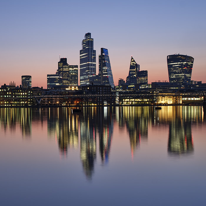 Giant panoramic photographs of London