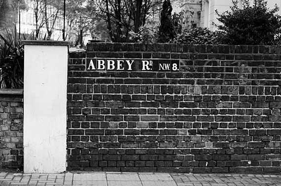 Abbey Road black and white photograph