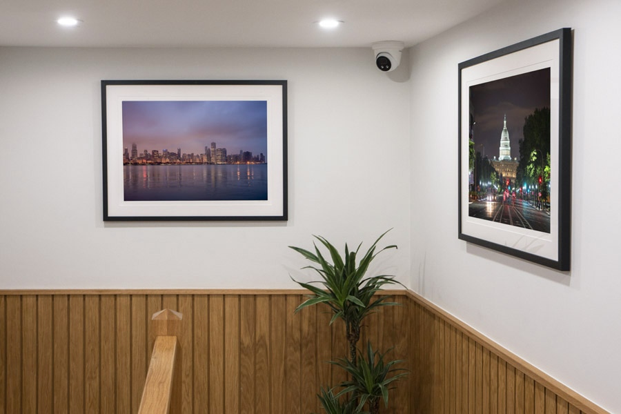  Office art framed prints of American Cities 