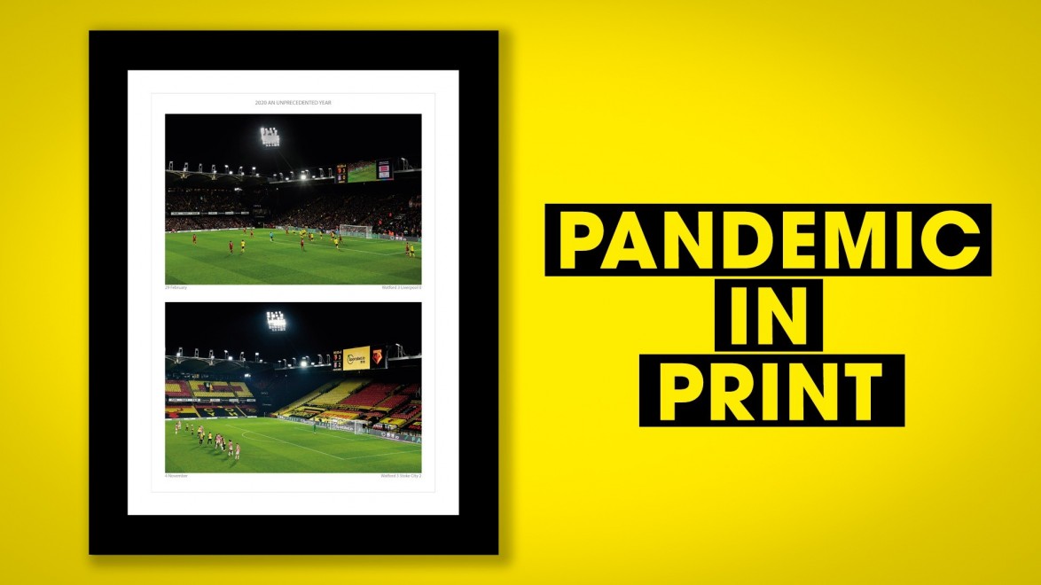 Watford FC in the pandemic advertisement