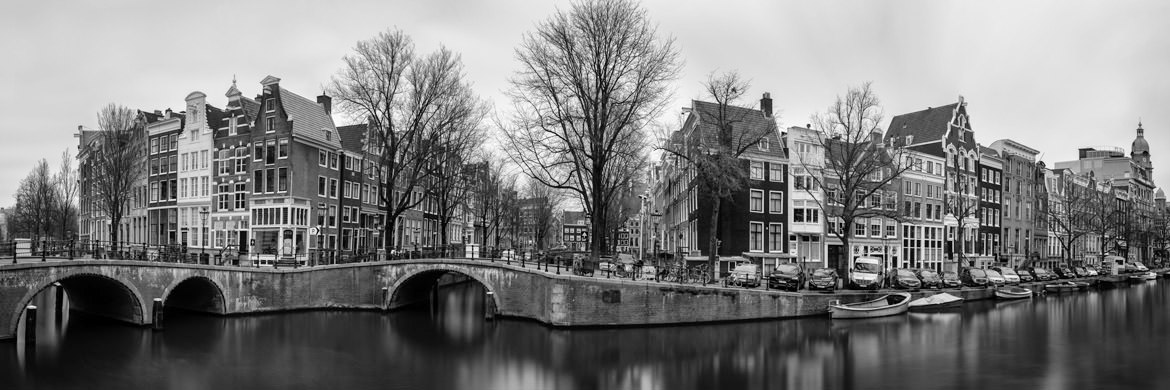 Amsterdam Canal Panorama 1