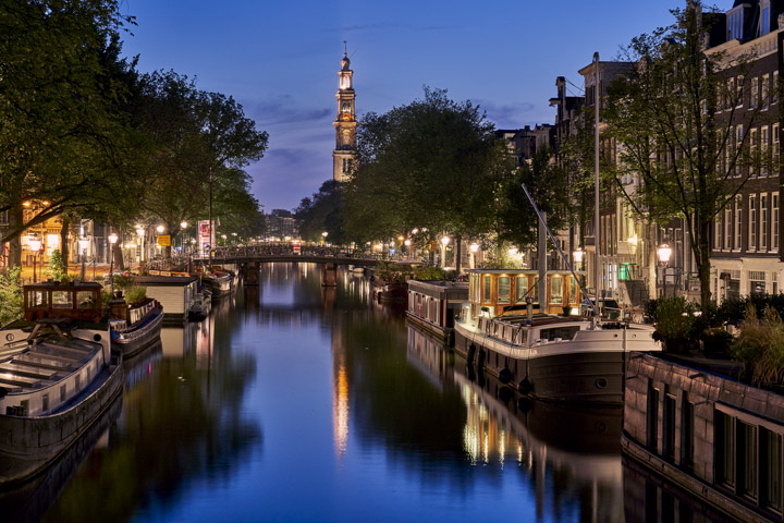 Amsterdam Canal Scene