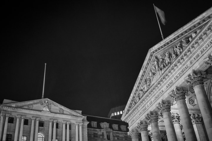 Photograph of Bank of England Royal Exchange