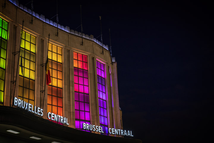Photograph of Brussels Central Station