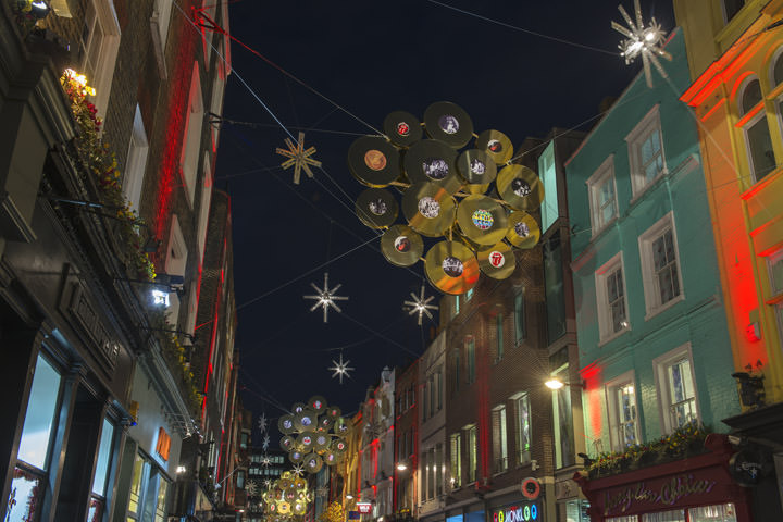 Photograph of Christmas Lights at Carnaby Street 1