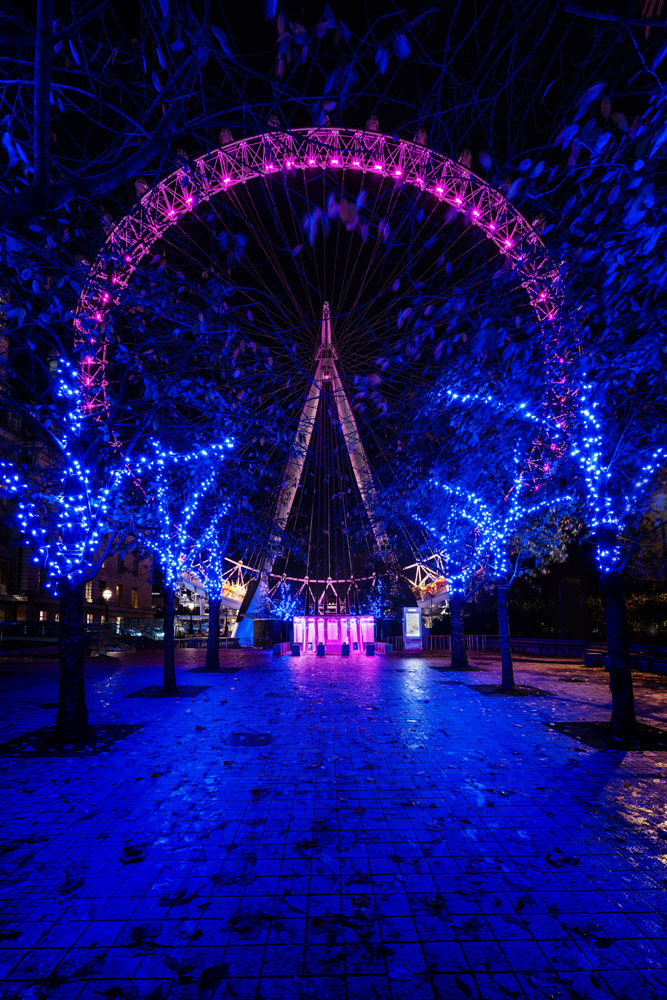 Photograph of Christmas London Eye 1