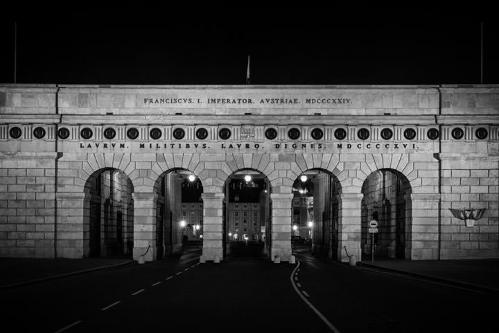 Photograph of Hofburg Gate Vienna