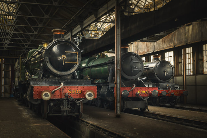 Photograph of Inside the Engine Shed