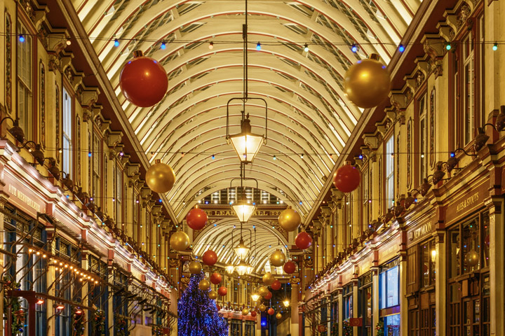 Leadenhall Market Christmas 2023
