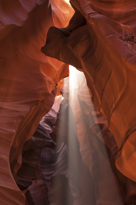 Light Shaft Antelope Canyon