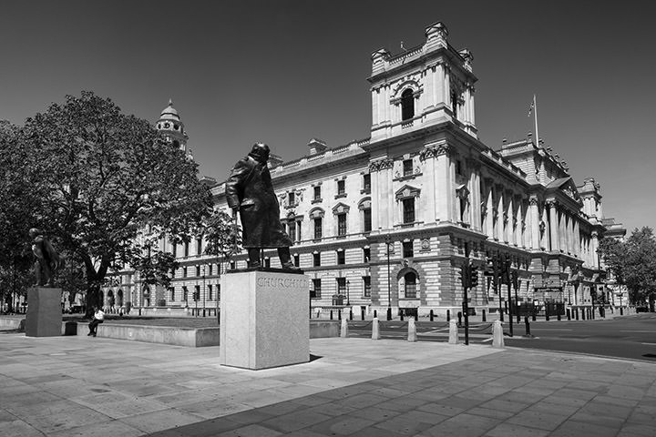Lockdown London Parliament Sq