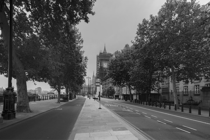 Lockdown Victoria Embankment
