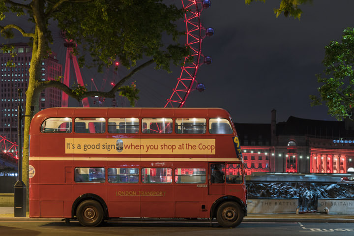 Photograph of London Bus London Eye