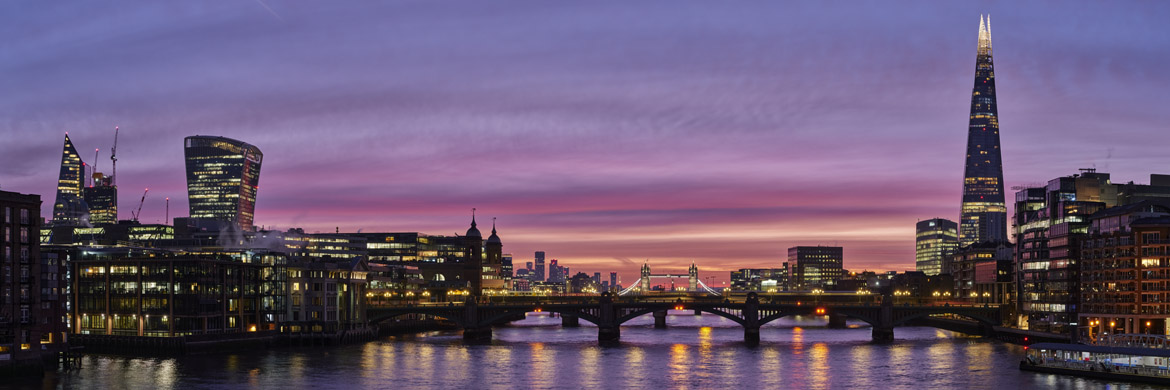 Photograph of London Cityscape Dawn 5