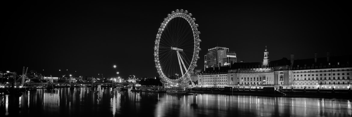 Photograph of London Eye Noir