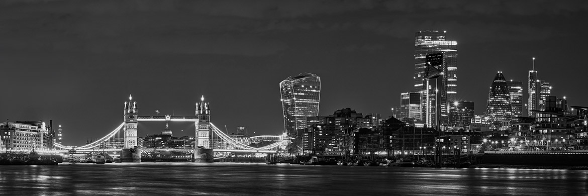 Photograph of London Skyline Mono 1