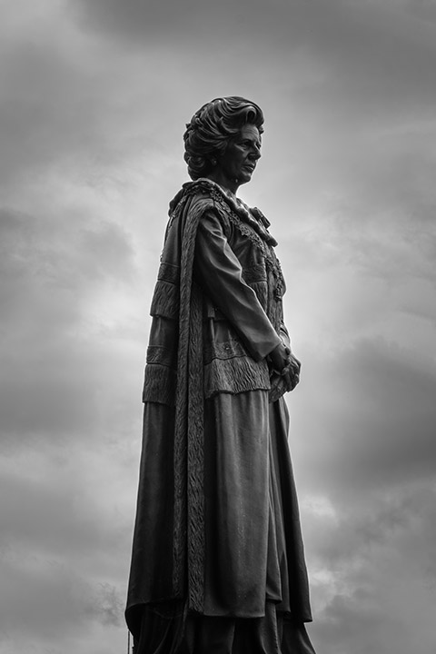 Photograph of Margaret Thatcher Statue