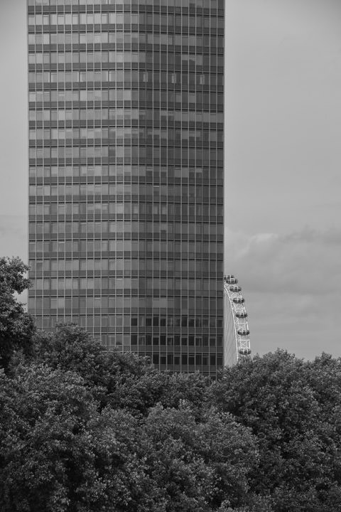 Photograph of Millbank Tower and the London Eye