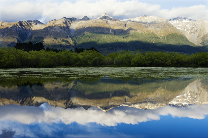 Photograph of Mountain Reflections