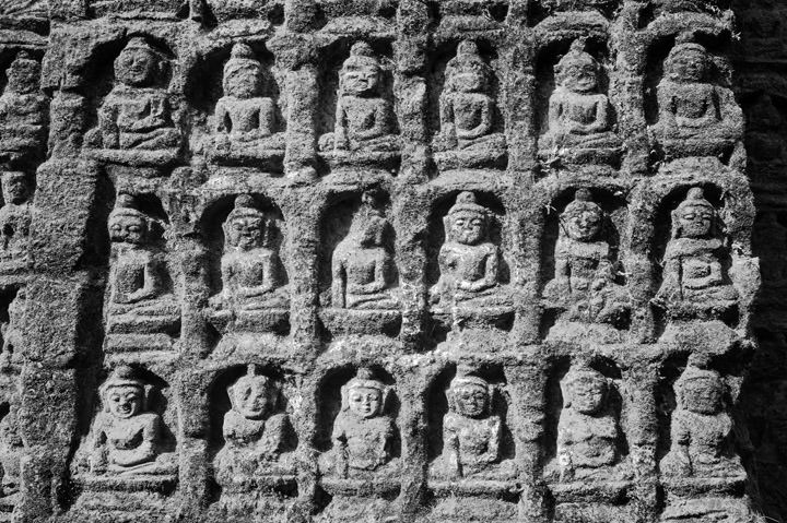Photograph of Pagoda Detail Mrauk U