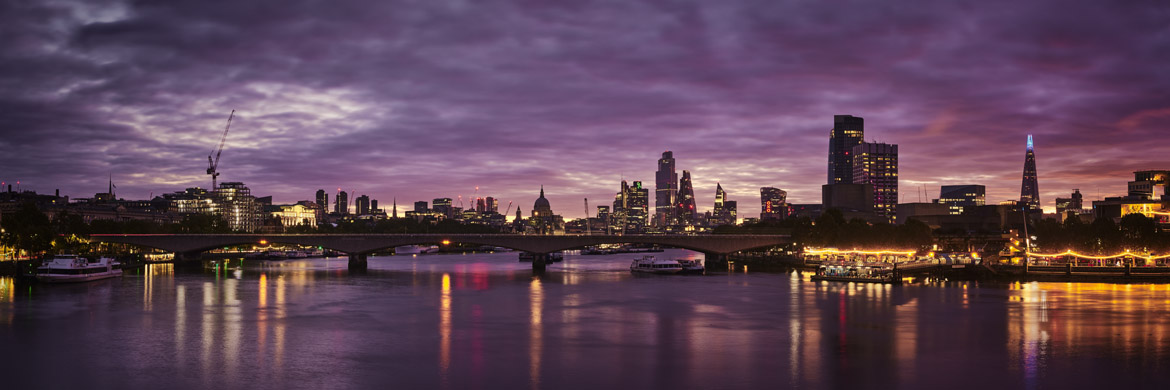 Purple London Dawn