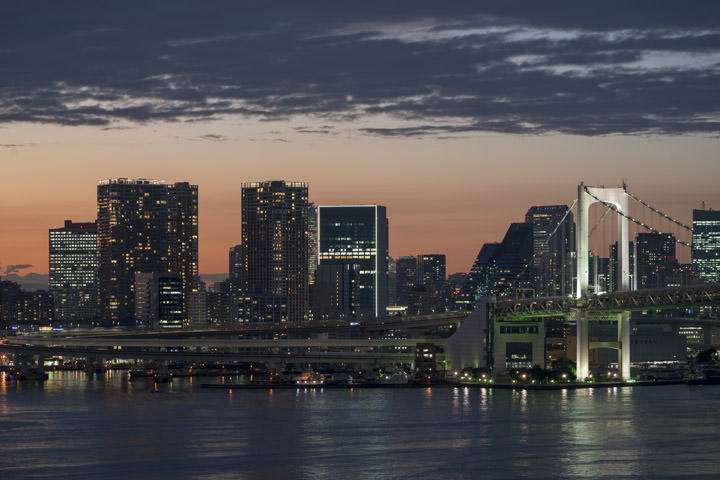 Photograph of Rainbow Bridge Tokyo 1