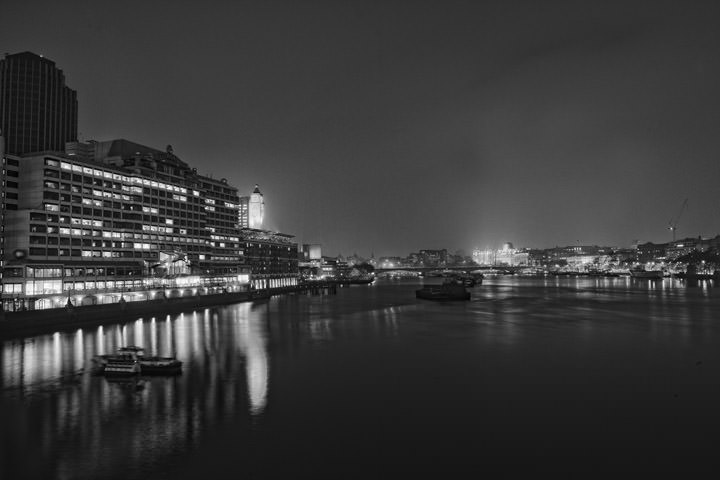 Photograph of River Thames from Blackfriars