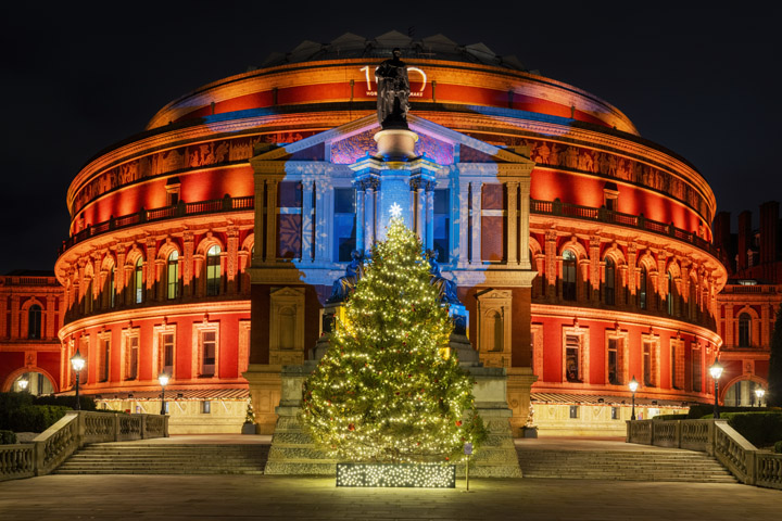 Photograph of Royal Albert Hall Christmas 1