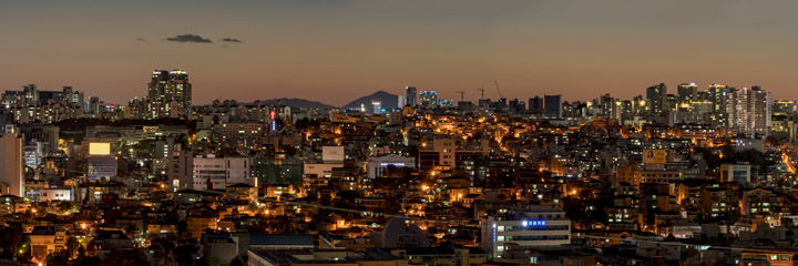 Photograph of Seoul City Panorama