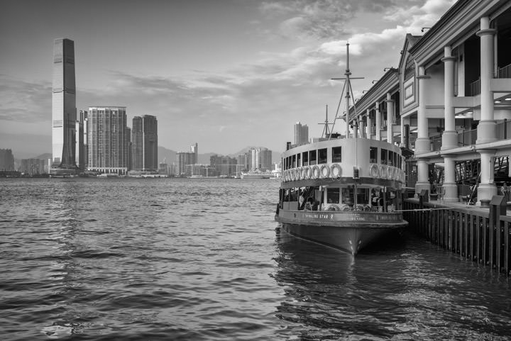 Star Ferry 3 in black and white