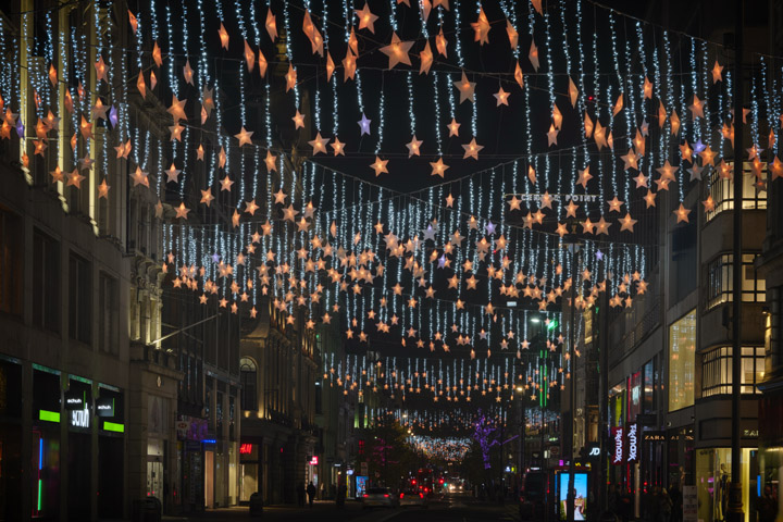 Photograph of Stars over Oxford Street