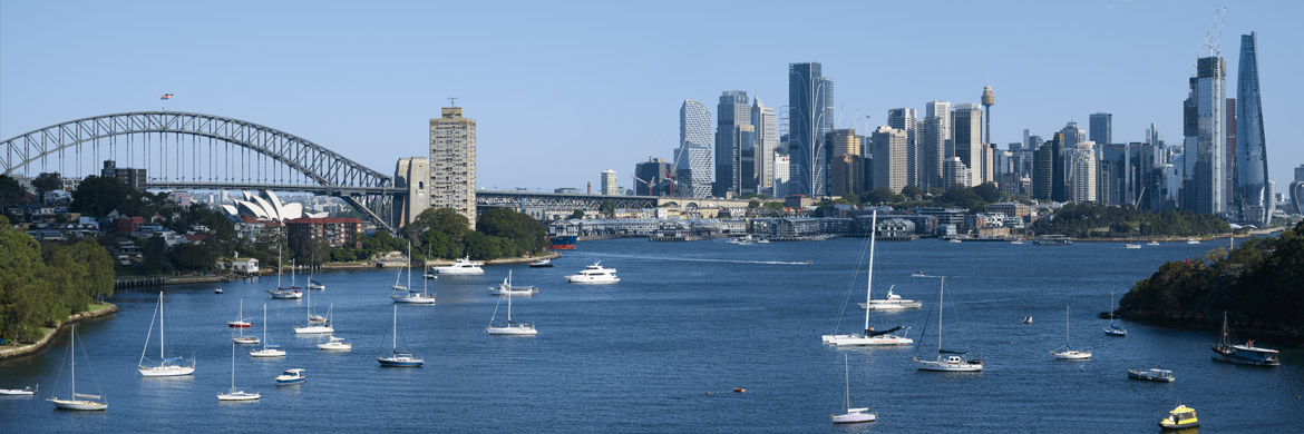 Photograph of Sydney from Lavender Bay