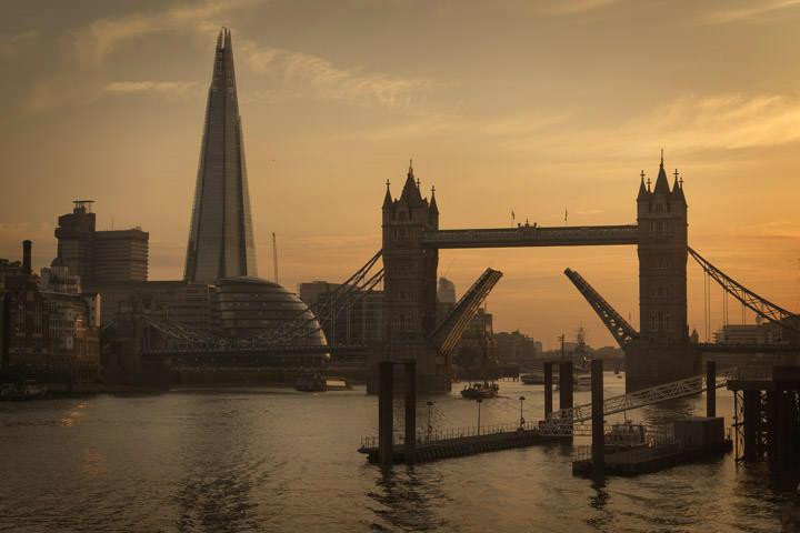 Photograph of Tower Bridge and Shard 1