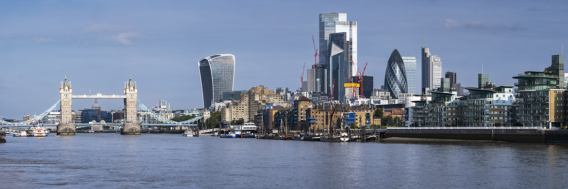 Photograph of Tower Bridge and Skyscrapers 1