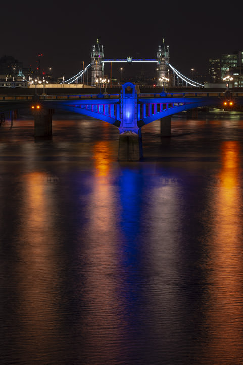 Photograph of Tower Bridge and Southwark Bridge 1